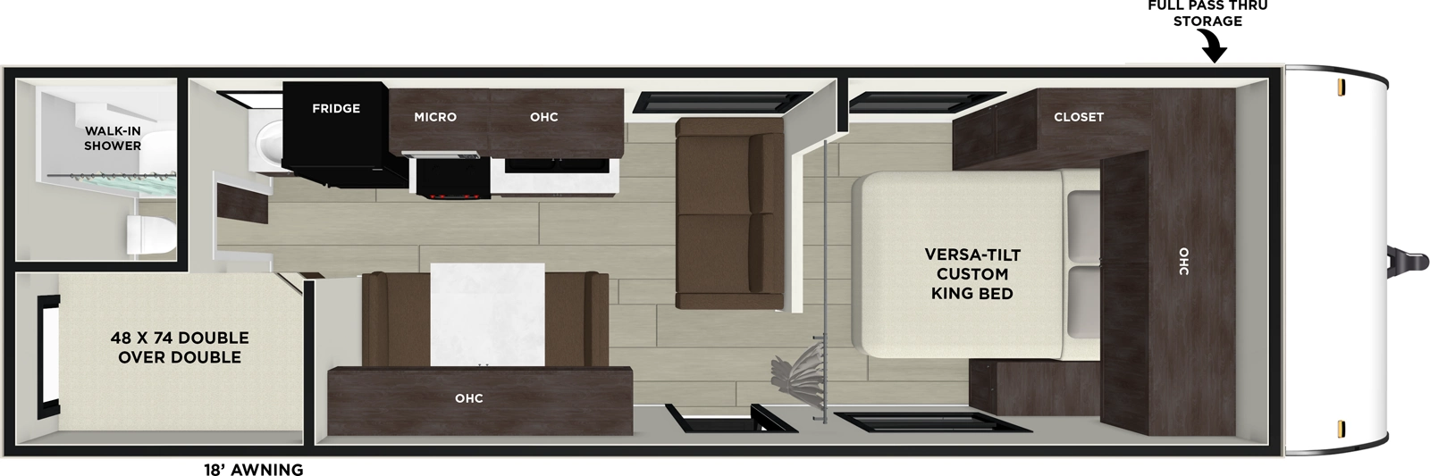 X Lite 261BHXL - DSO Floorplan
